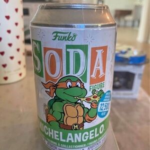Funko Michelangelo Soda Figure - Green and Orange